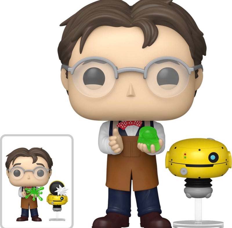 Disney's Flubber Professor Brainard with Weebo Funko Pop! Vinyl Figure and Pop! Buddy #1833 Presale