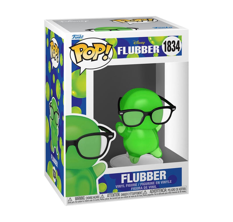 Disney's Flubber with Glasses Translucent Funko Pop! Vinyl Figure #1834 Presale